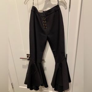Ellery crop bell bottom black pants - size 4